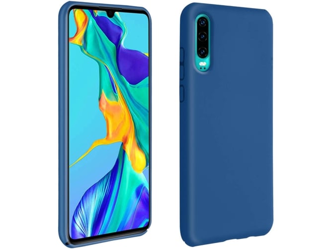 Carcasa Huawei P30 AVIZAR Silicona Azul