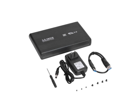 Caja de Almacenaje SLOWMOOSE para Disco Duro Externo HD SSD (3,5 Pulgadas - USB 3.0 US)