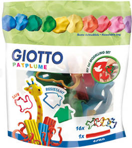 Giotto Patplume Accesorios plastilina f688700 colormodelo surtido moldes con rodillo