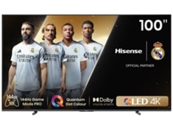 TV HISENSE 100E7NQ-PRO (QLED - 100'' - 254 cm - 4K Ultra HD - Smart TV)