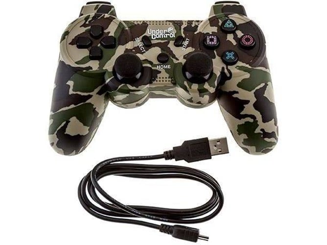 Mando para PS3 UND3700372704281 Verde Camuflaje