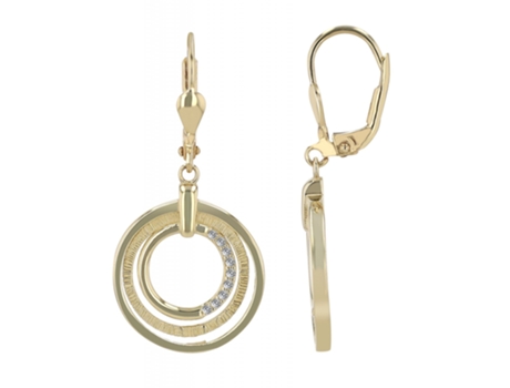 Joyas Oro 8K – Pendientes de Aro en Oro con Circonitas Thalassa