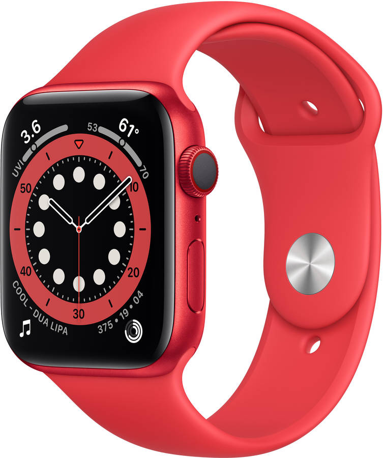 APPLE Watch Series 6 GPS+Cellular 44mm Aluminio rojo