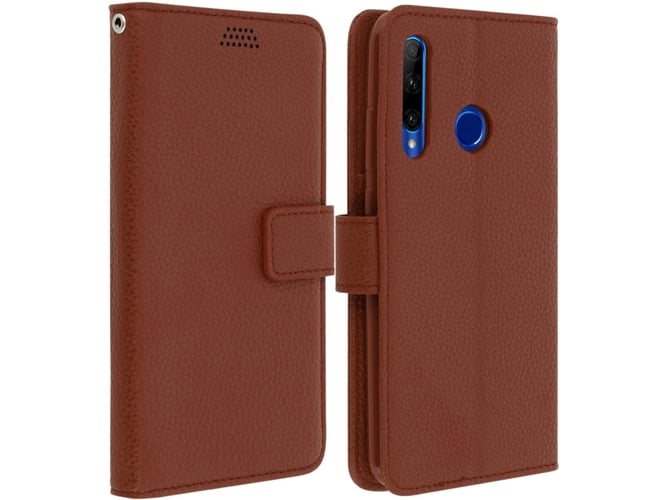 Funda Honor 20 Lite AVIZAR Wallet Marrón