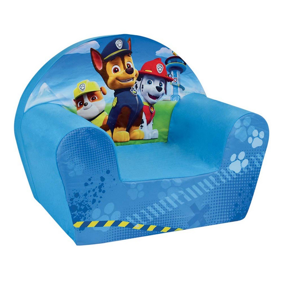 Poltrona Fun House paw patrol patrulla canina de espuma para niños