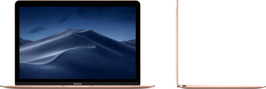 MacBook Pantalla Retina APPLE Oro 2018 (12'' - Intel Core m3 - RAM: 8 GB - 256 GB SSD - Intel HD 615)