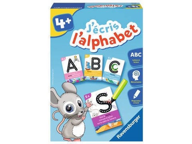 Ravensburger Jécris Lalphabet juegos educativos multicolor niño 4 años 26 piezas 280