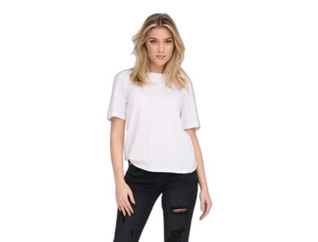 Camiseta para Mujer ONLY (M - Blanco)