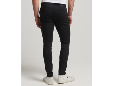 Pantalones SUPERDRY Hombre (30x34 - Negro)