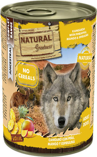 Pienso para Perros NATURAL GREATNESS (400g - Húmedo - Sabor: Canguru)