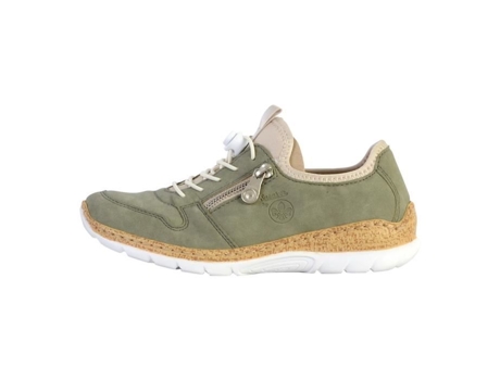 Zapatillas de Mujer RIEKER Verde (37)