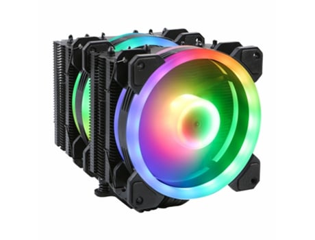 Ventilador del procesador de 6 tubos de calor GELID SOLUTIONS RGB Twin Tower TDP 240 Watt