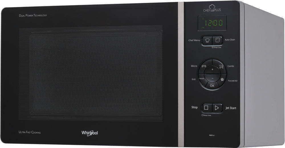 Microondas WHIRLPOOL MCP 347 SL (25 L - Con Grill - Negro)