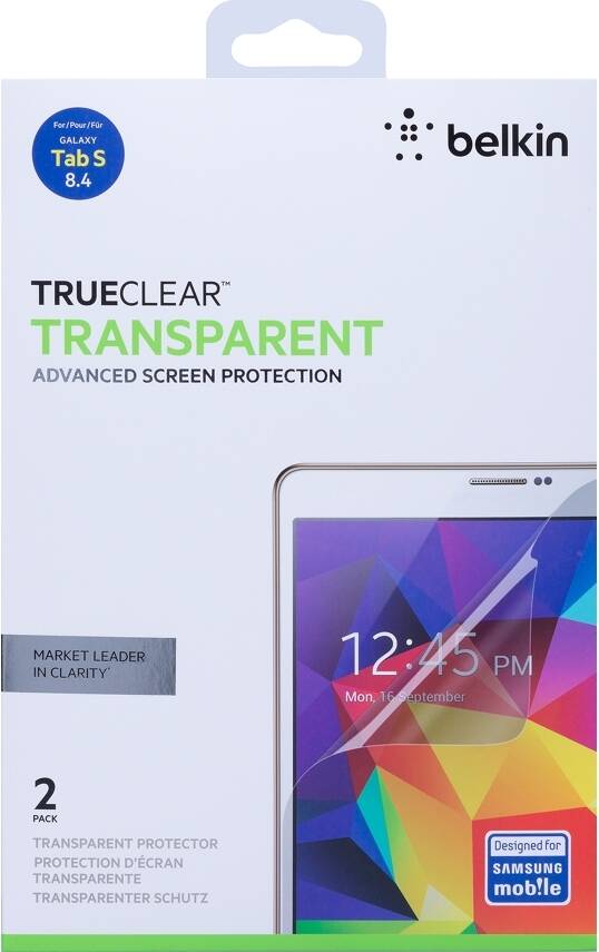 Protector de Pantalla Tablet BELKIN Tab 4 (Samsung Galaxy Tab S - 8.4'' - Plástico)