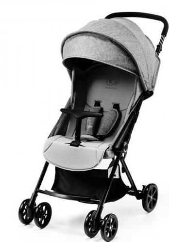 Kinderkraft Silla De paseo ligera lite up carrito manejable plegable gris bebé individual gray