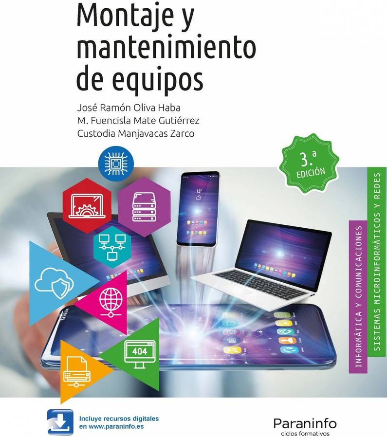 Libro Montaje Y Mantenimiento De Equipos. Grado Medio. Ciclos Formativos de Vários Autores (Español)