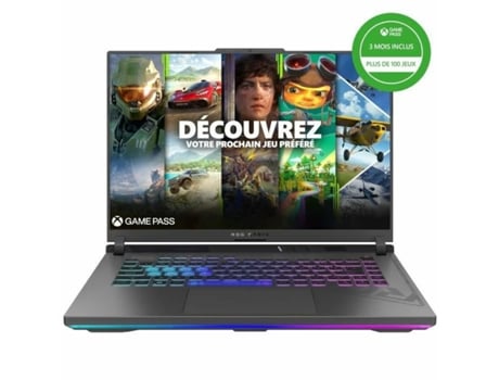 Laptop ASUS Gamer ASUS Rog Stix G16 (16 GB RAM - 512 GB SSD - 16 - Azerty Francés - Nvidia Geforce RTX 4060)