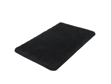 Kleine Wolke Alfombra de baño Relax negro 70x120 cm