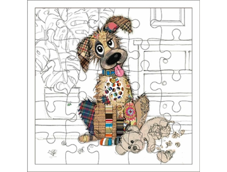 Tarjeta puzzle perro KIUB Kook