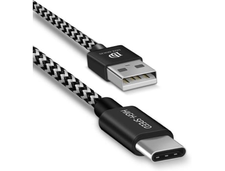 Cable DUX DUCIS (USB Tipo C - 1m - Negro)