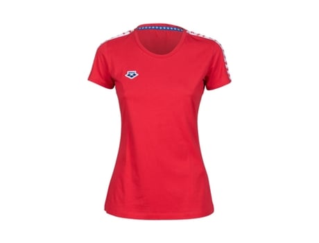 Camiseta de Mujer para Natación ARENA Team Rojo (L)