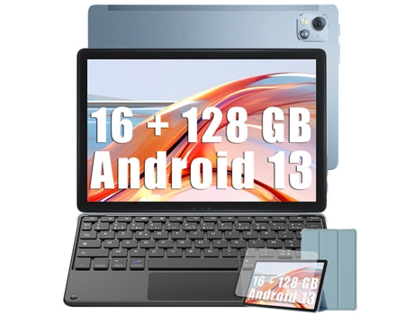 Tablet BLACKVIEW Tab 13 Pro Teclado K1 10.1'' 16Gb-128Gb/Sd 1Tb 7680Mah Sim Duplo Azul