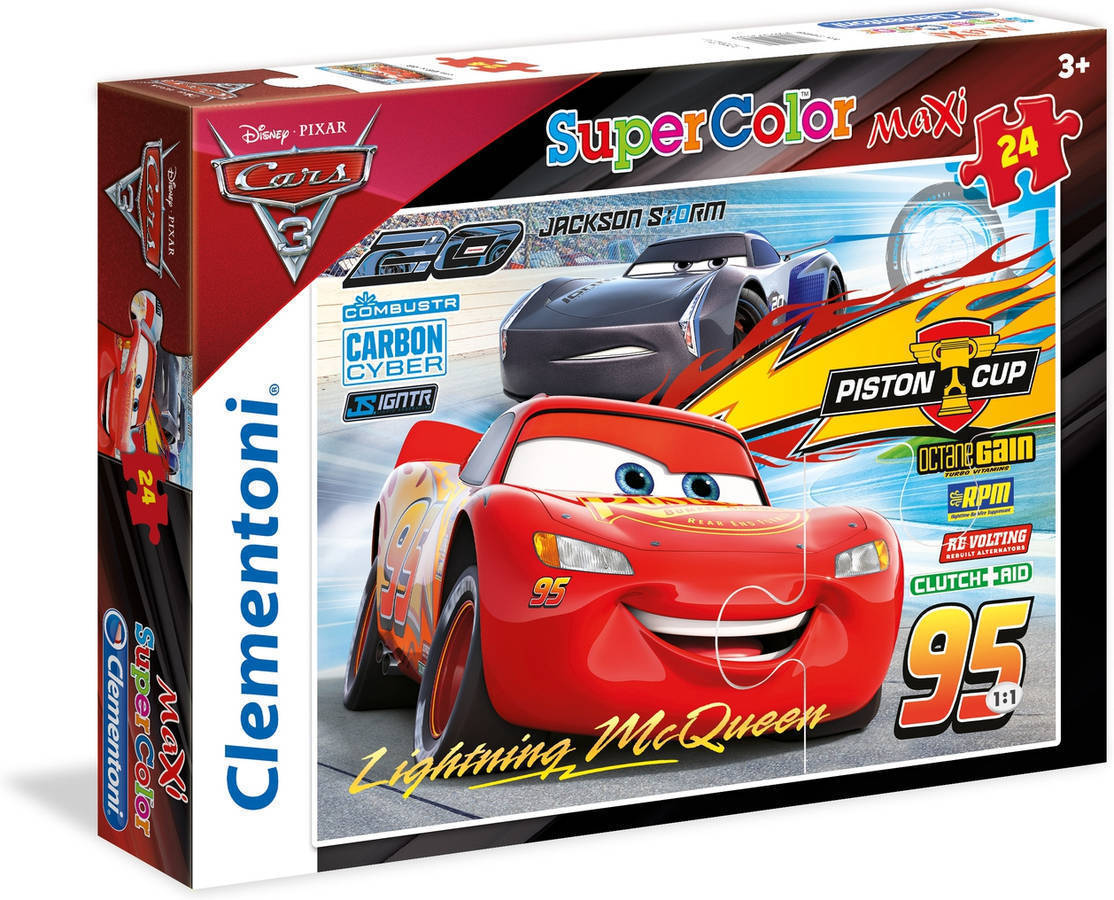 Puzzle CLEMENTONI Cars (24 Piezas)