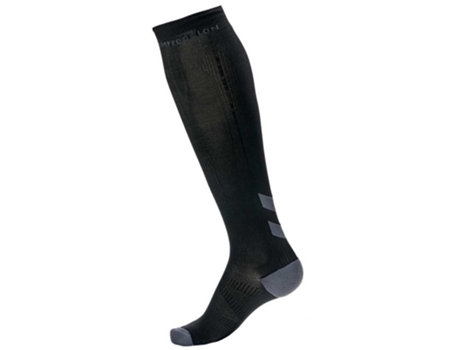 Calcetines para Hombre HUMMEL Elite Compression Negro para Fútbol (32 - 38 cm)