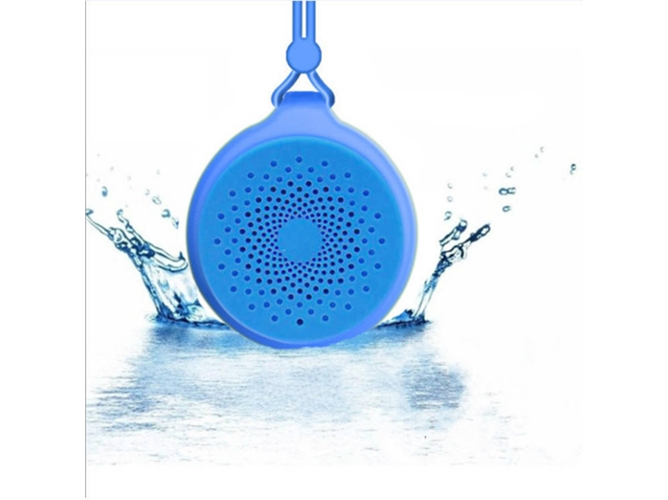 Coluna RITTEREC Q50 Bluetooth Waterproof (Azul)