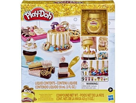 Plastilina Playdoh Pastelaria dourada edad 3