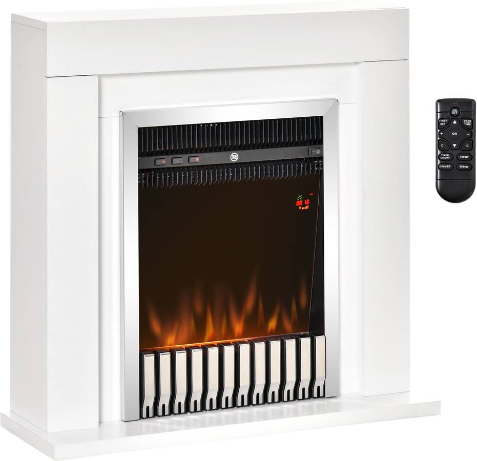 Chimenea Eléctrica HOMCOM 820-194V90 (2000 W)