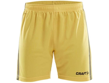 Pantalones para Mujer CRAFT Pro Control Amarillo para Fútbol (XS)