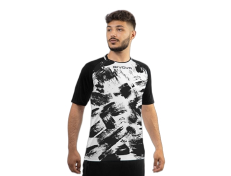 Camiseta de Niños para Fútbol GIVOVA Multicolor Negro (3XS)