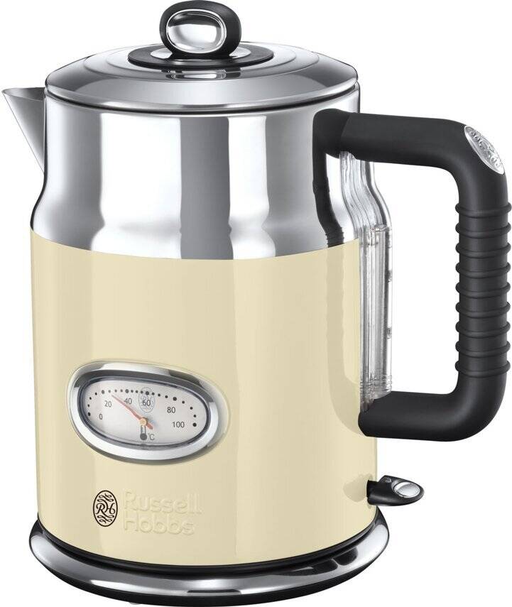 Hervidor Eléctrico RUSSELL HOBBS Cream (2400 W - 1.7L)