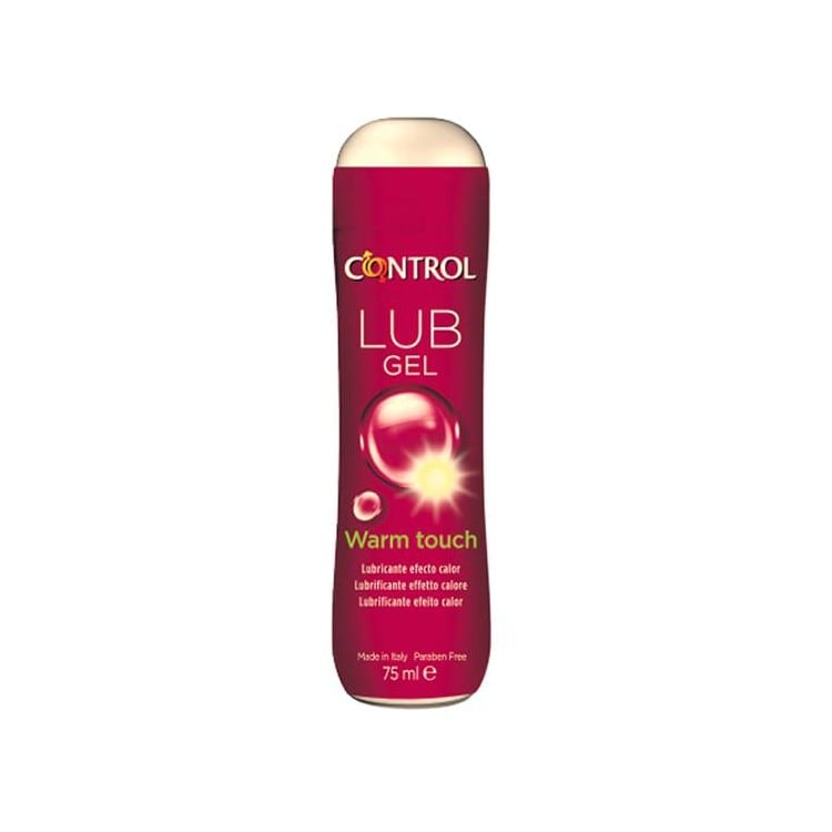 Control Warm Touch gel lubricante efecto calor 75 mililitros base acuosa compatible preservativo hipoalergé