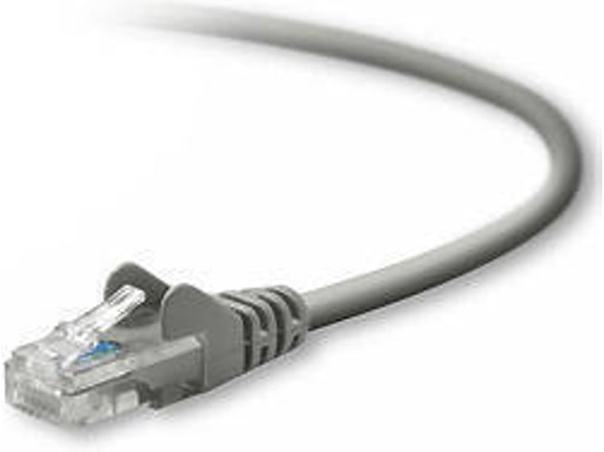 Cable de Red BELKIN (RJ45 - 1 m - Gris)