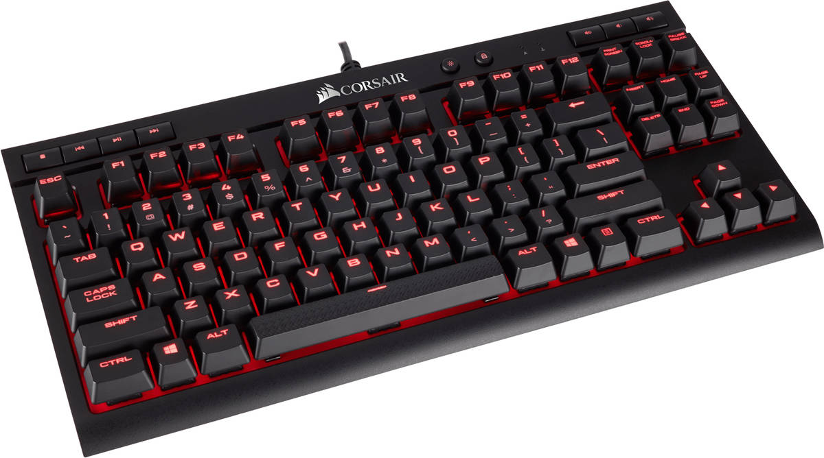 Teclado Gaming CORSAIR K63 (Mecánico - Español - Negro)