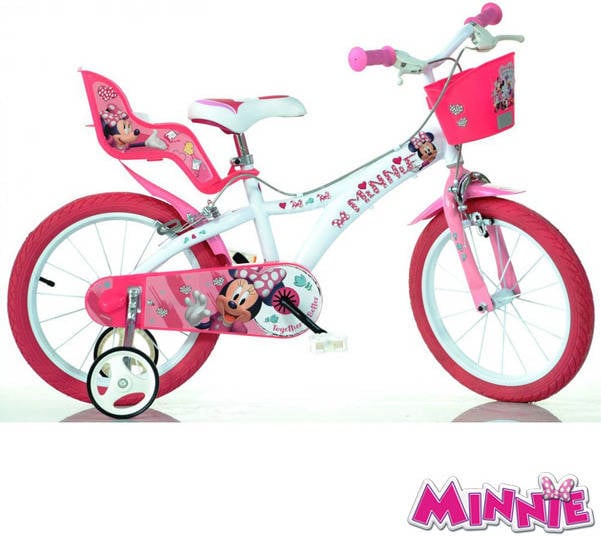 Bicicleta MINNIE MOUSE Rosa (Edad Minima: 5 años - 16")