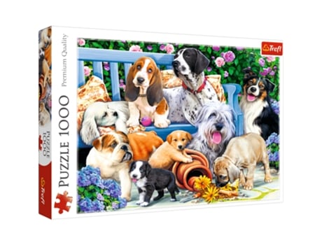 Puzzle TREFL Dogs in the garden rompecabezas 1000 pieza(s) Animales