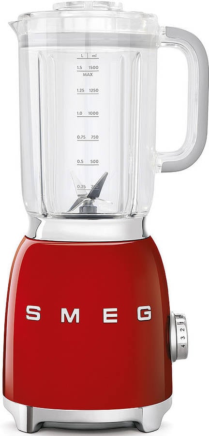 Batidora de Vaso SMEG Anni 50 BLF01RDEU (800 W - 1.5 L - Rojo)