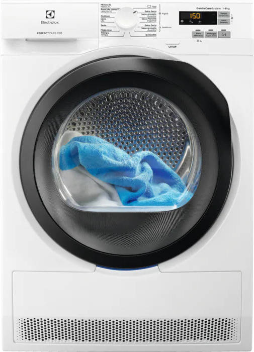 Secadora ELECTROLUX EW7H5833LB (8 kg - Bomba de Calor - Blanco)