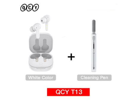 QCY T13 Inalámbrico Smart Headphone BT5.1 TWS Auriculares 4 Mic ENC HD Call Headset Touch Control Earbuds Long Standby 40H