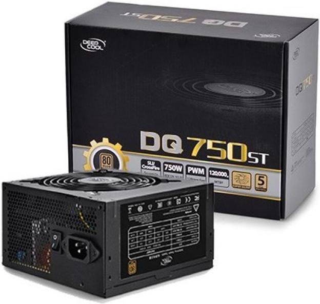 Fuente de Alimentación DEEP COOL DQ750ST (750 W - 80 Plus Gold)