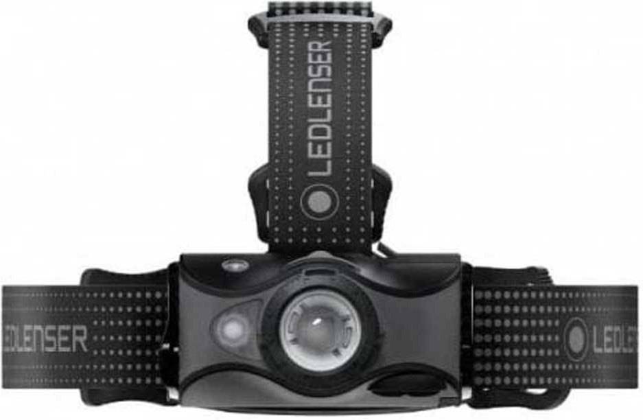 Ledlenser Linterna Frontal para exteriores mh7 negrogris recargable con batería 600 enfocable camping lenser luz