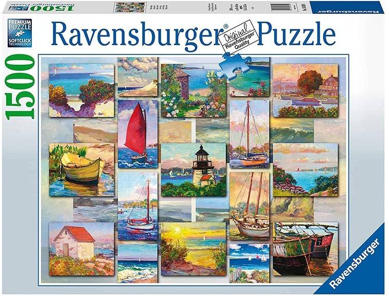 Puzzle RAVENSBURGUER Collage Costero (Edad Mínima: 12 Anos - 1500 Piezas)