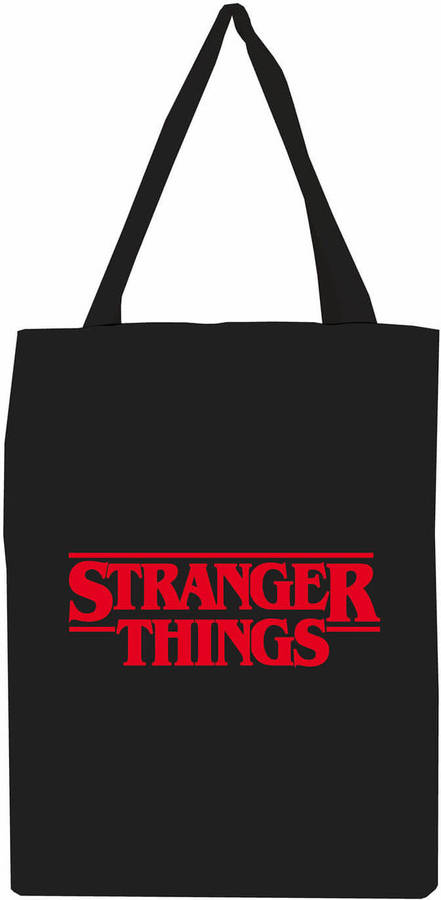 Bolso de Tela Stranger Things Negro