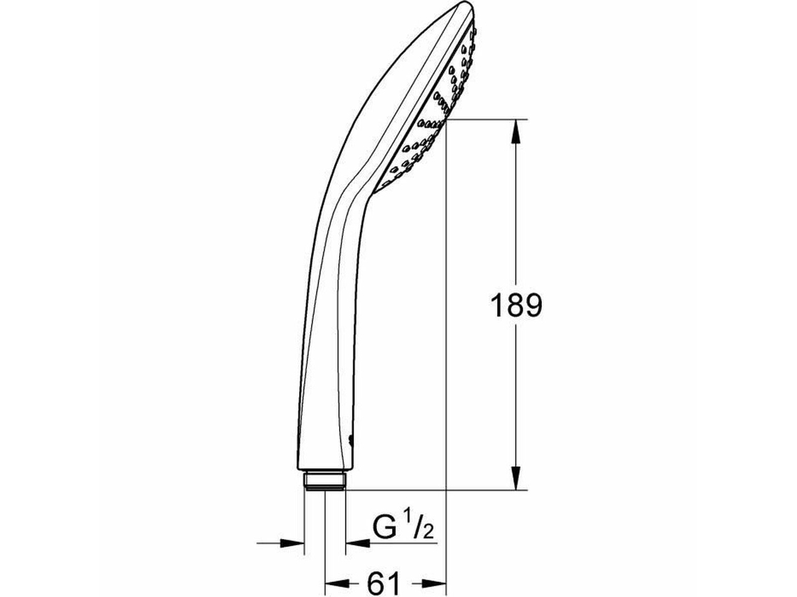 Alcachofa de Ducha GROHE Vitalio Joy 110 1 Posición