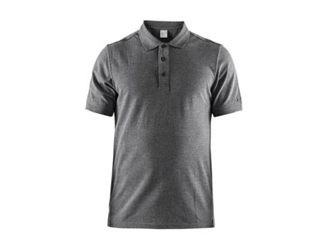 Polo de Hombre CRAFT Piqué Casual Tam Gris (3XL)