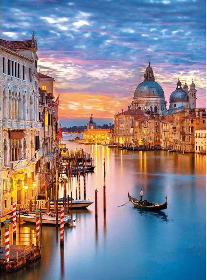 Puzzle CLEMENTONI Venecia Iluminada (500 Piezas)