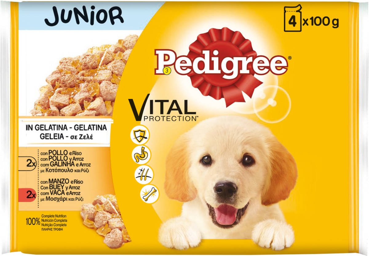 Piensos para Perros PEDIGREE (4 Un - 100g)